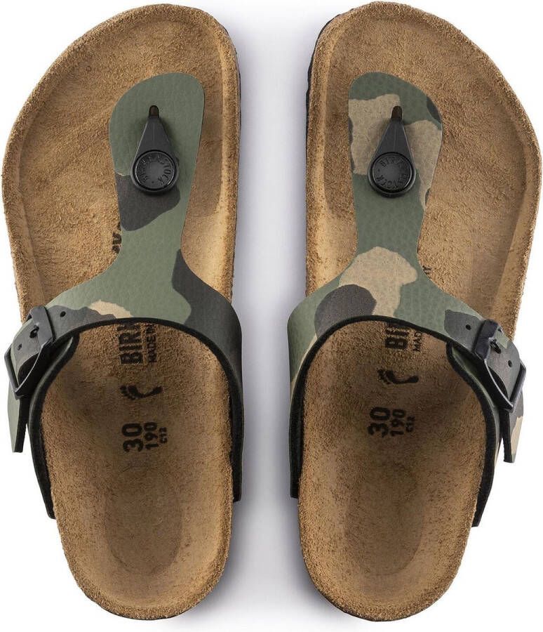 Birkenstock Gizeh jongens slipper Zwart multi - Foto 9