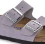 Birkenstock Comfortabele en stijlvolle paarse fog nubuck sliders Grijs Heren - Thumbnail 6