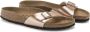 Birkenstock Women's Madrid BF Metallic Sandalen Narrow bruin beige - Thumbnail 7