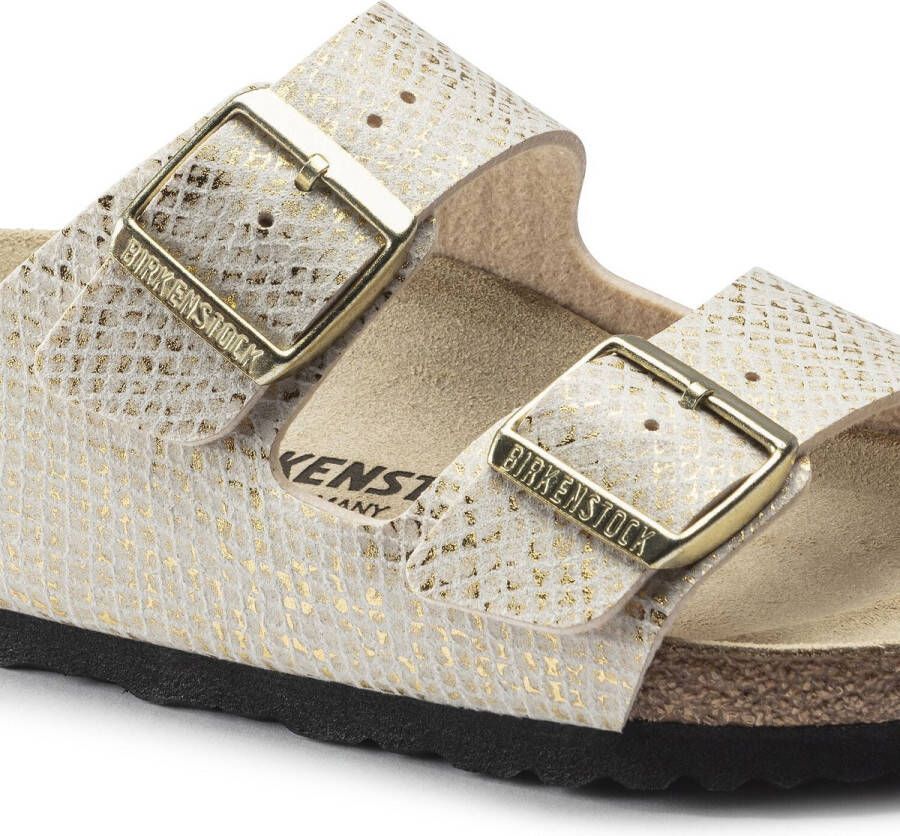 Birkenstock Slippers Vrouwen wit goud