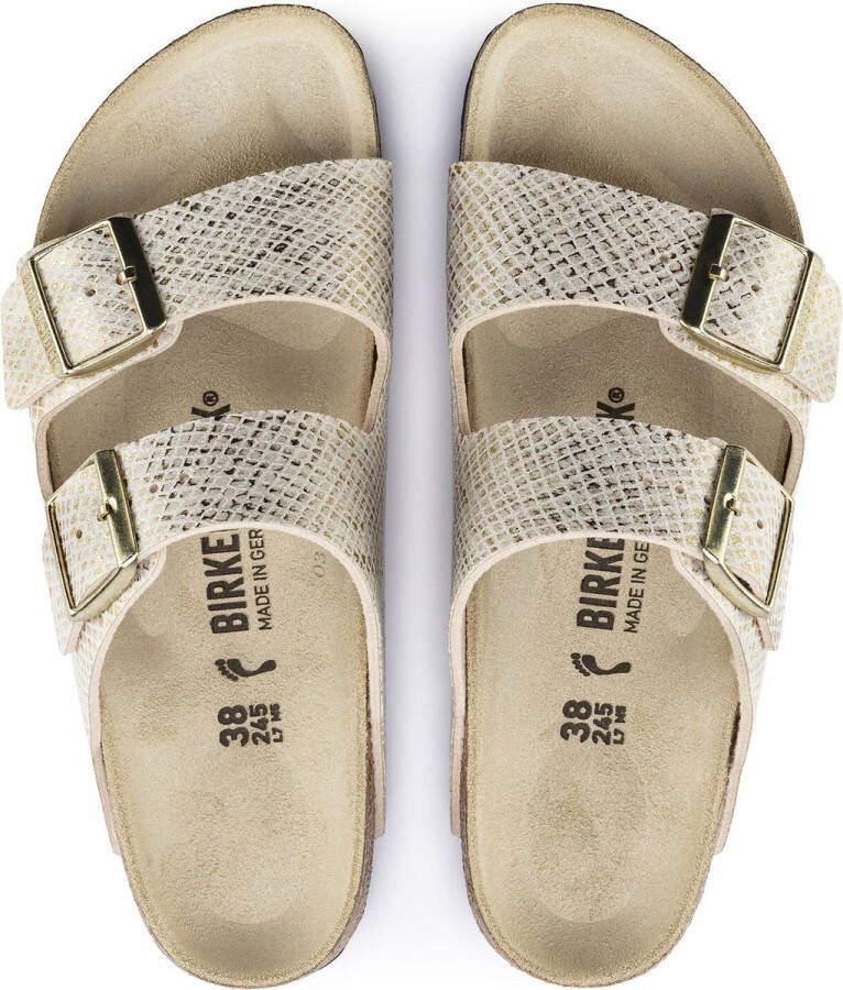 Birkenstock Slippers Vrouwen wit goud
