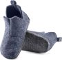 Birkenstock Andermatt Kids Pantoffels Dark Blue Narrow fit | Blauw | Wolvilt - Thumbnail 5