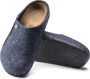 Birkenstock Pantoffels Heren Andermatt Wolvilt Sloffen Standaard Blauw Regular - Thumbnail 6