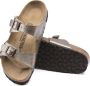 Birkenstock Sydney Birko-Flor Smalle Sandalen voor Dames Grijs Dames - Thumbnail 7