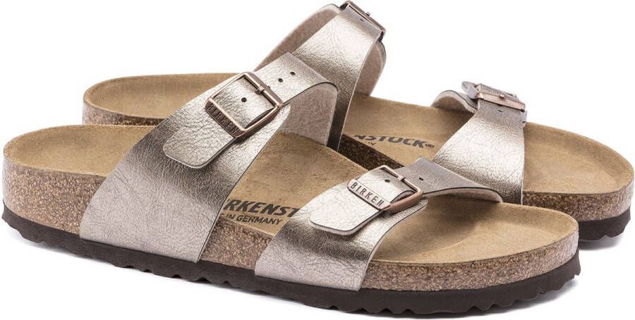 Birkenstock Sydney Graceful narrow Graceful Dames Slippers Taupe