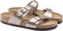 Birkenstock Sydney Birko-Flor Smalle Sandalen voor Dames Grijs Dames - Thumbnail 8