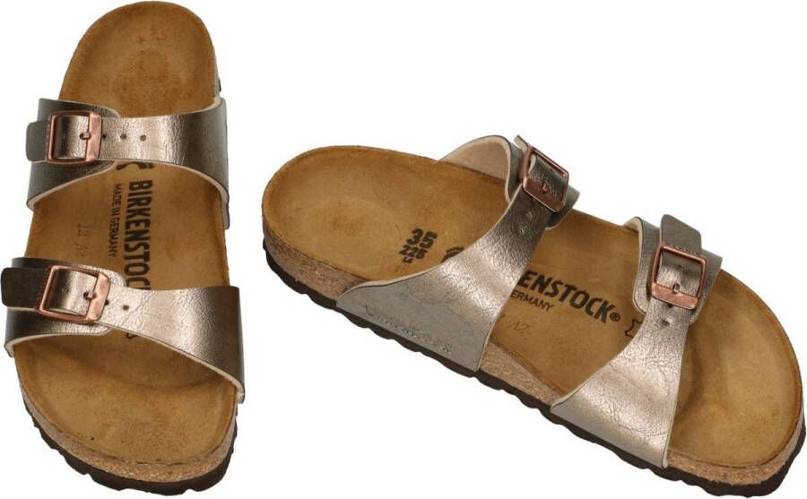 Birkenstock Sydney Graceful narrow Graceful Dames Slippers Taupe