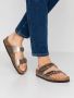 Birkenstock Sydney Birko-Flor Smalle Sandalen voor Dames Grijs Dames - Thumbnail 14