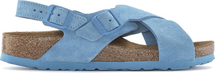 Birkenstock Tulum Sandalen blauw Suede Dames - Foto 2