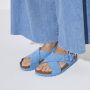 Birkenstock Tulum Sandalen blauw Suede Dames - Thumbnail 5