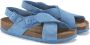 Birkenstock Tulum Sandalen blauw Suede Dames - Thumbnail 7