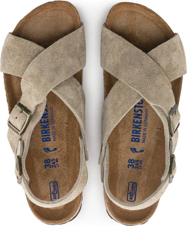 Birkenstock Dames schoenen Tulum SFB VL Taupe 1024110 Narrow Taupe - Foto 14