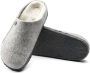 Birkenstock Zermatt narrow Filz Shearling Cozy Home Dames Pantoffels Light Grey - Thumbnail 14