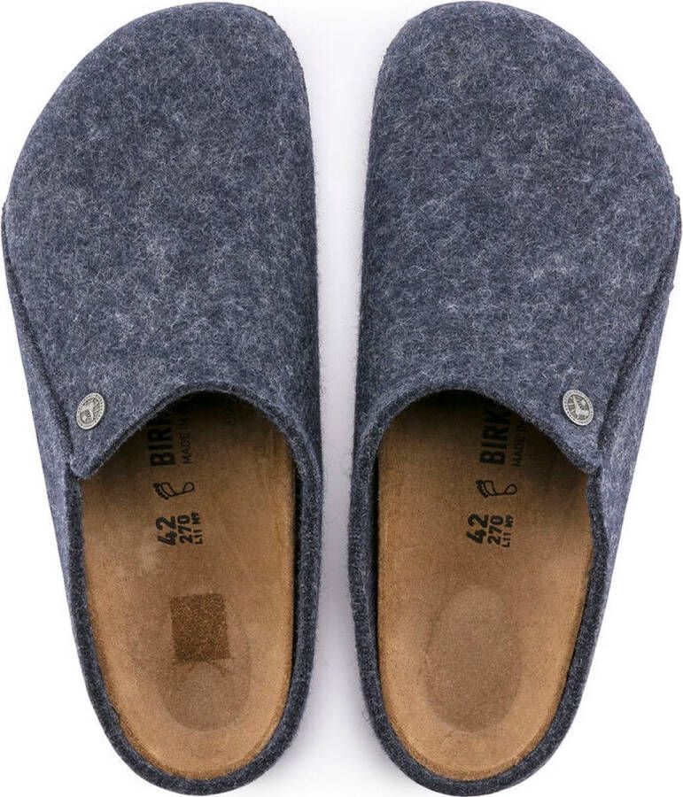 Birkenstock Zermatt Rivet dames slof blauw