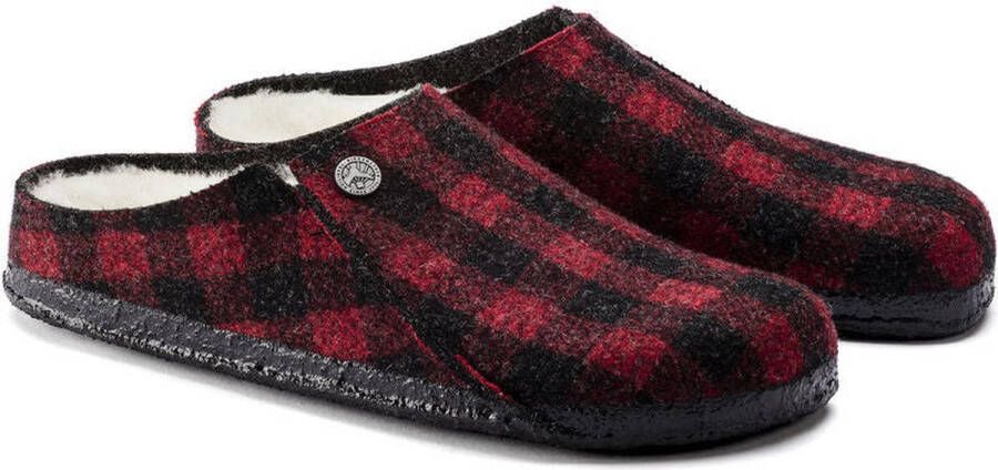 Birkenstock Zermatt Rivet dames slof rood