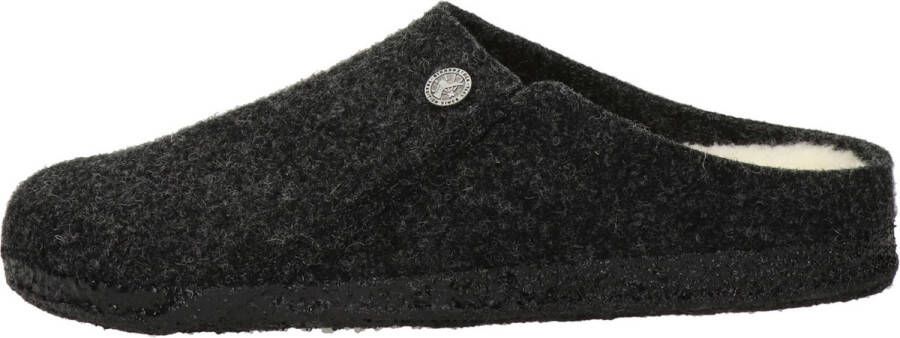 Birkenstock Zermatt Shearling WZ Narrow Dames Sloffen Antrachite