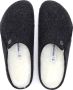 Birkenstock Zermatt narrow Filz Shearling Cozy Home Dames Pantoffels Antraciet - Thumbnail 9