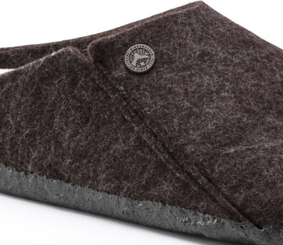 Birkenstock Zermatt Shearling WZ Narrow Dames Sloffen Mocha