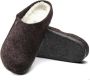 Birkenstock Zermatt Shearling WZ Narrow Sloffen Mocha - Thumbnail 6