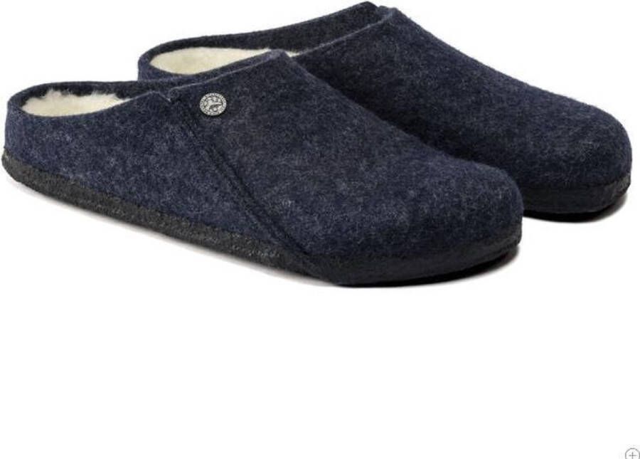 Birkenstock Zermatt Pantoffels Dark Blue Regular fit | Blauw | Wolvilt - Foto 5