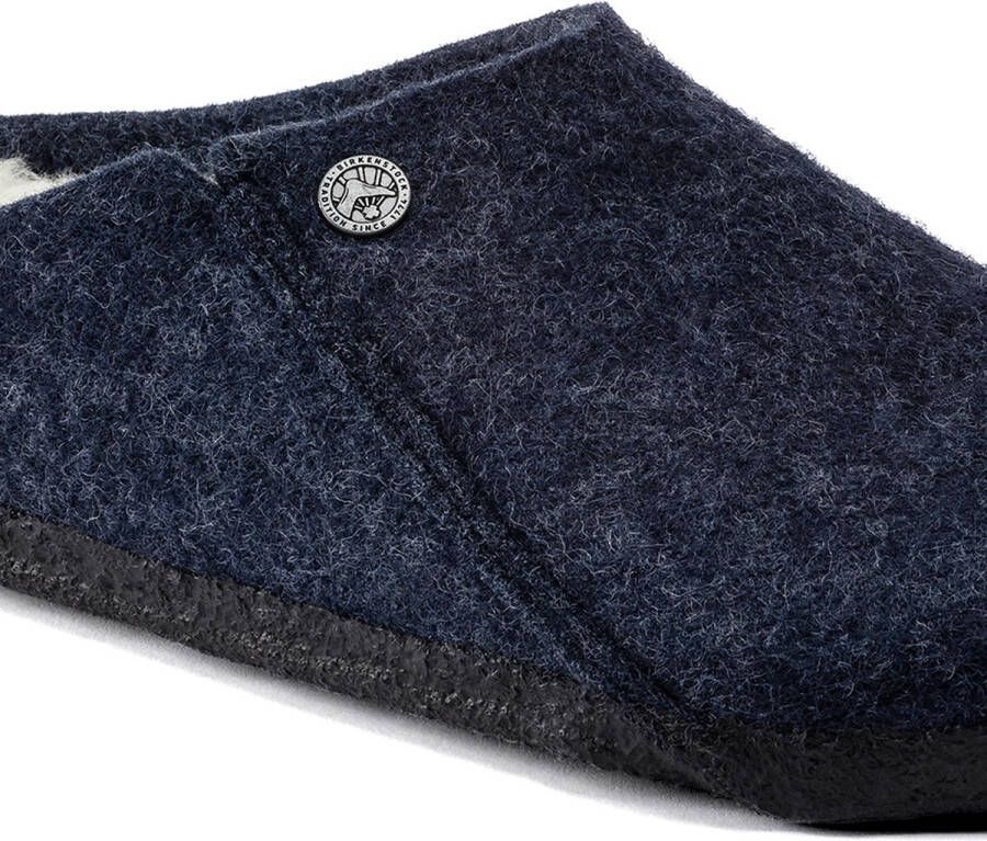 Birkenstock Zermatt Pantoffels Dark Blue Regular fit | Blauw | Wolvilt - Foto 6