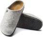 Birkenstock Pantoffels Zermatt Wolvilt Sloffen Standard Grijs Regular - Thumbnail 7