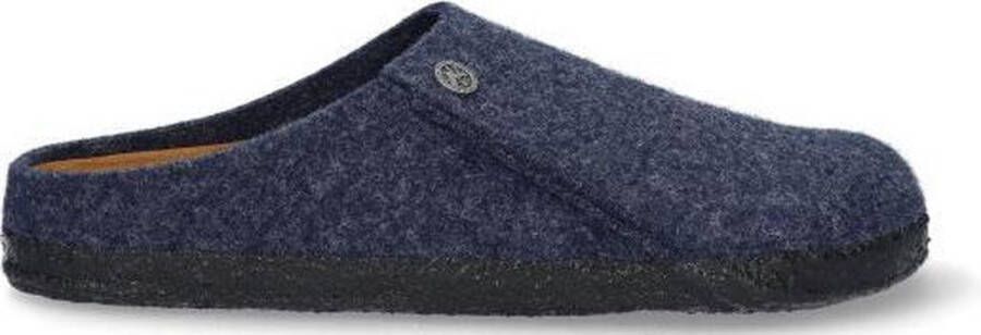 Birkenstock Zermatt Standard WZ Narrow Dames Sloffen Dark Blue