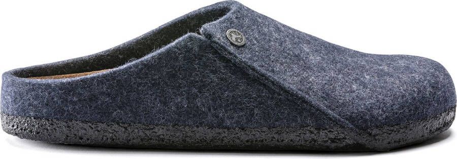 Birkenstock Zermatt Standard WZ Narrow Dames Sloffen Dark Blue