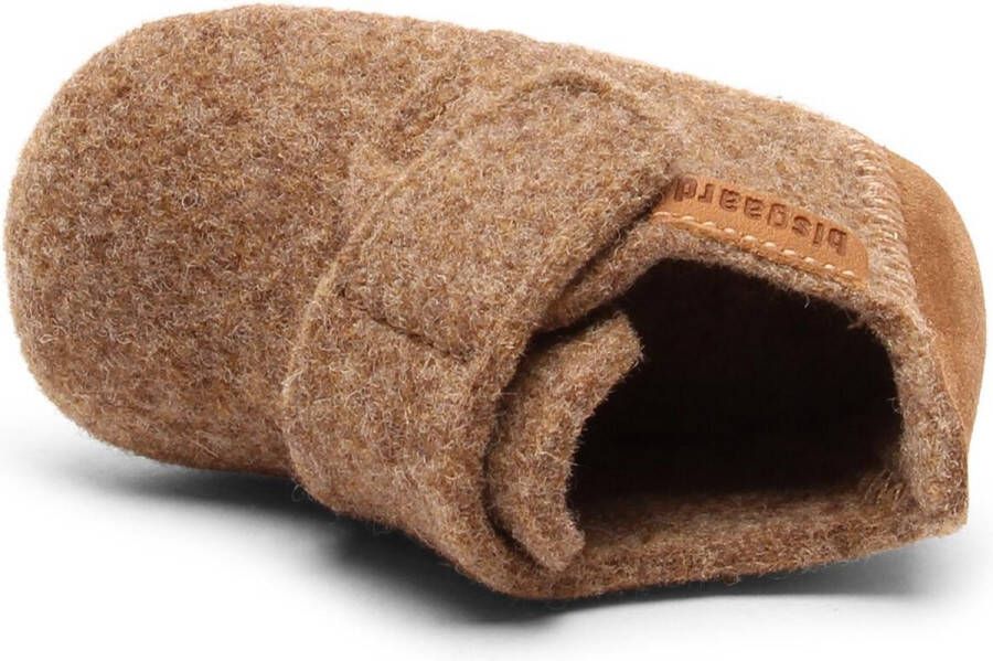 Bisgaard Pantoffels voor baby's Baby wool Bruin