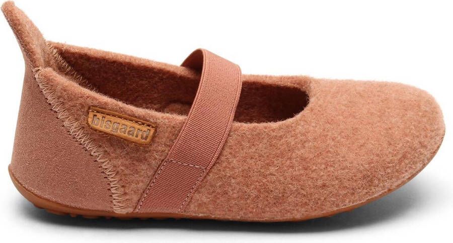 Bisgaard Pantoffels voor baby's Basic wool Roos