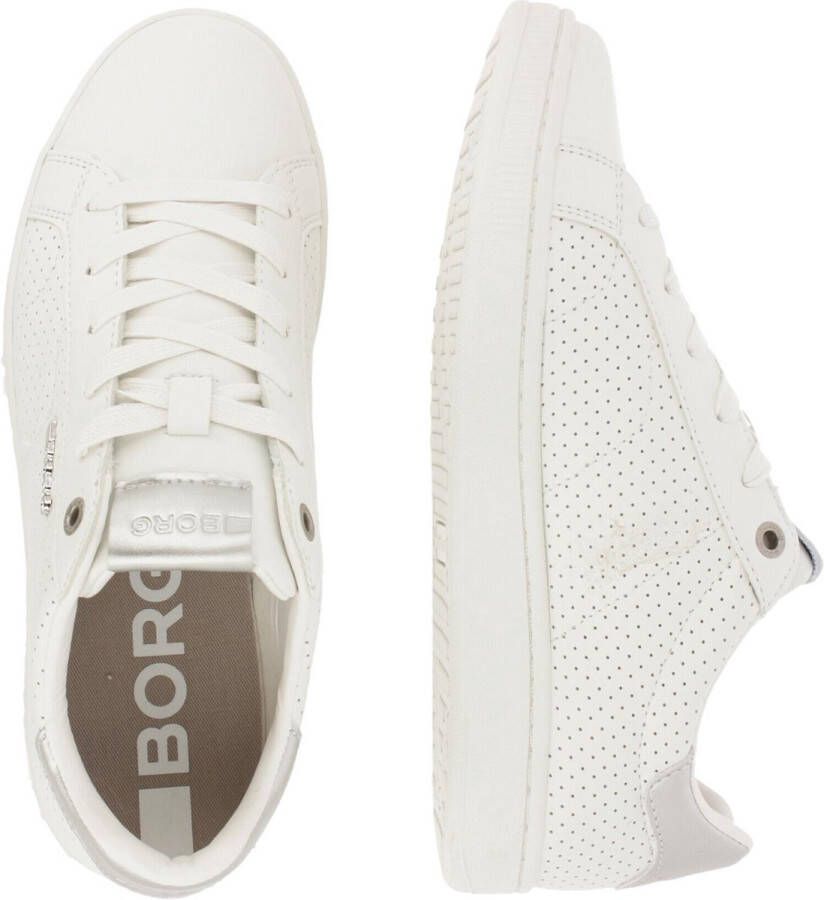 Björn Borg Dames Sneakers Wit Zilver