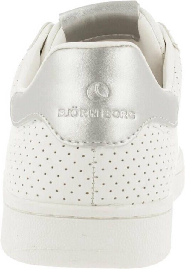 Björn Borg Dames Sneakers Wit Zilver