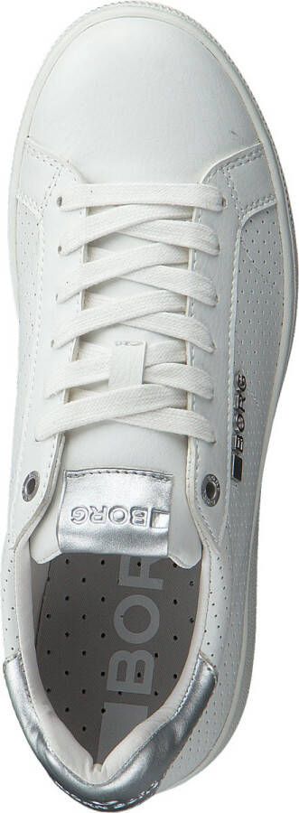 Björn Borg Dames Sneakers Wit Zilver