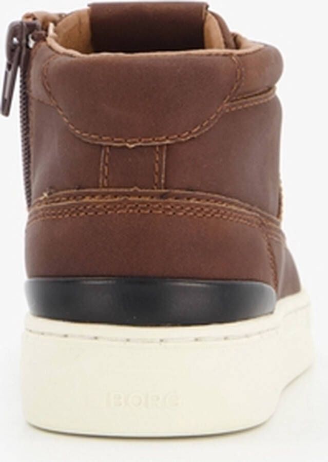 Björn Borg gevoerde hoge jongens sneakers Bruin Uitneembare zool