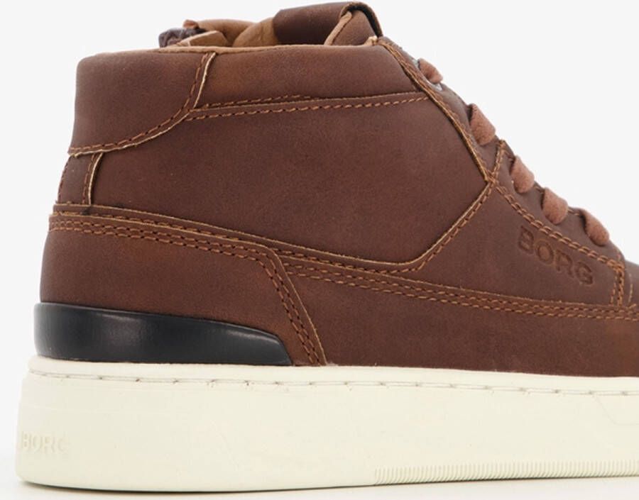 Björn Borg gevoerde hoge jongens sneakers Bruin Uitneembare zool