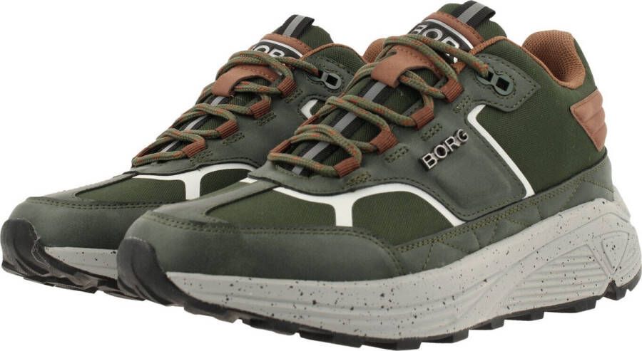 Björn Borg Groene Veterschoenen R1300 Mid