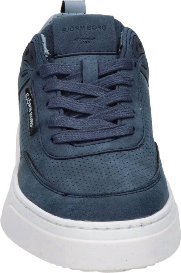 Björn Borg Lage Nubuck Leren Sneaker T1920 PRF Blauw Heren - Foto 4
