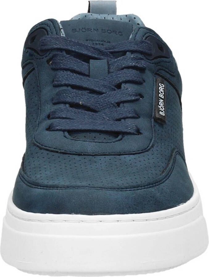 Björn Borg Lage Nubuck Leren Sneaker T1920 PRF Blauw Heren - Foto 13