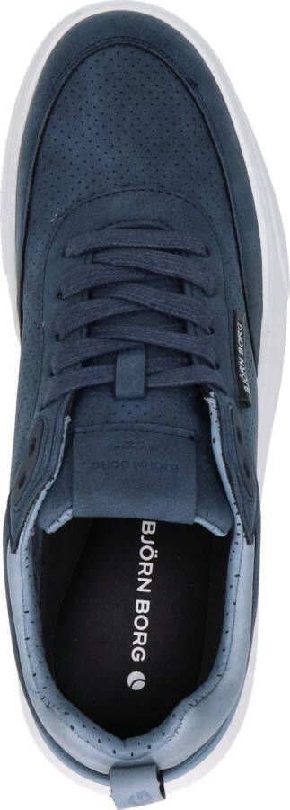 Björn Borg Lage Nubuck Leren Sneaker T1920 PRF Blauw Heren - Foto 8