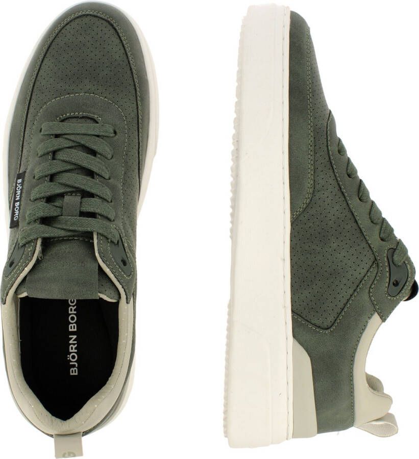 Björn Borg Heren Sneakers T1920 Nub Prf M Groen