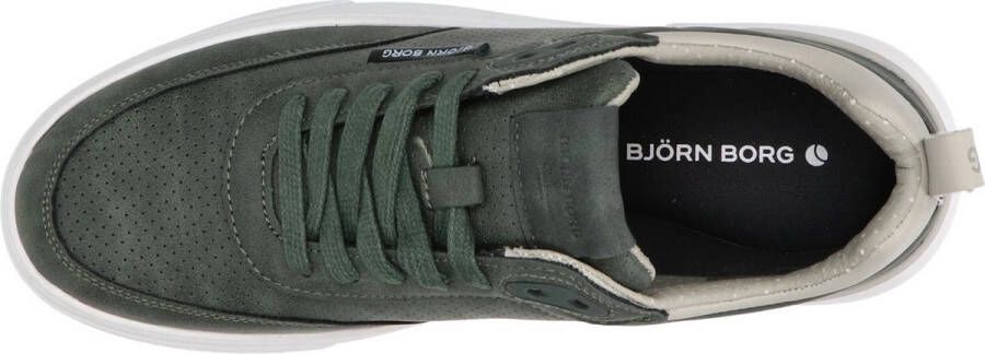 Björn Borg Heren Sneakers T1920 Nub Prf M Groen