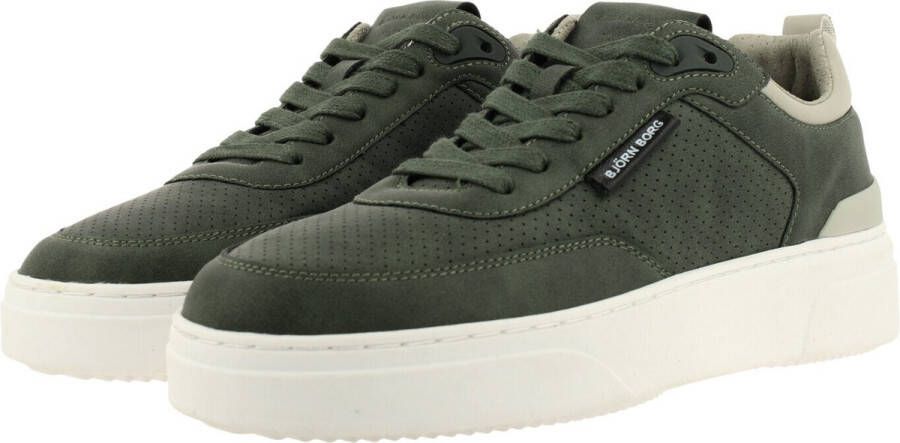 Björn Borg Heren Sneakers T1920 Nub Prf M Groen