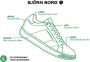 Björn Borg Bjorn Borg Heren Lage sneakers T305 Low Cls M Wit - Thumbnail 8