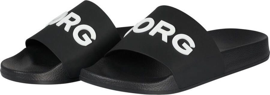 Björn Borg Knox badslippers zwart