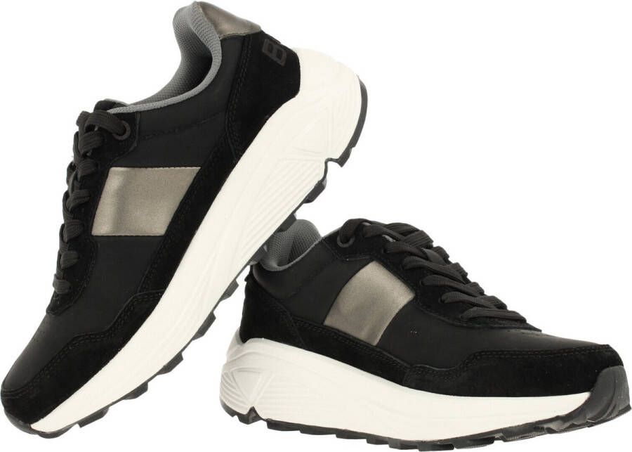 Björn Borg R1320 MET W zwart goud sneakers dames