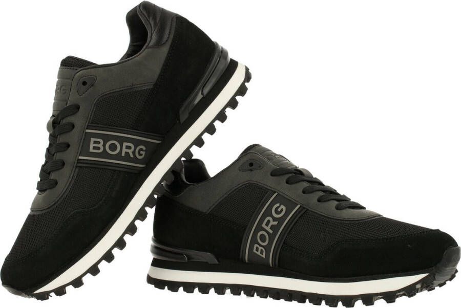 Björn Borg R2000 Nyl M Lage sneakers Leren Sneaker Heren Zwart