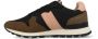 Björn Borg R455 CTR W suède sneakers zwart bruin beige - Thumbnail 6