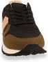 Björn Borg R455 CTR W suède sneakers zwart bruin beige - Thumbnail 7