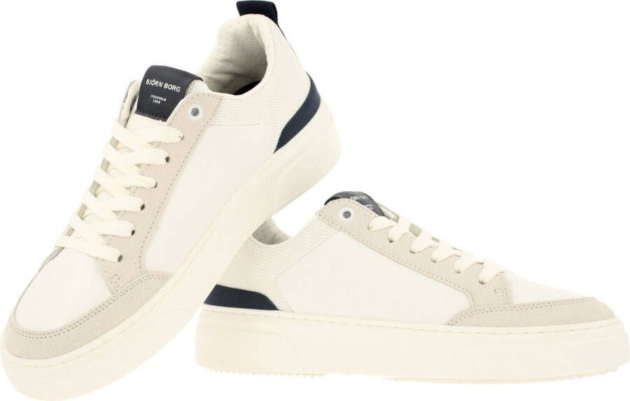Björn Borg T1900 Sneakers wit Imitatieleer