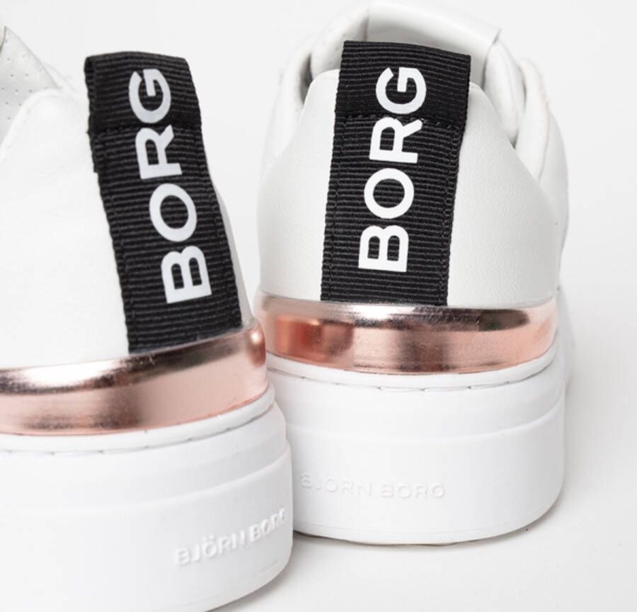 Björn Borg T1910 PAT sneakers wit Imitatieleer